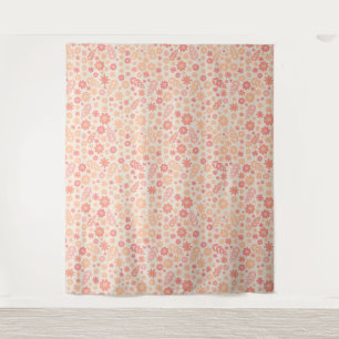 Tenture Peach Airy Fleur sauvage Meadow Motif