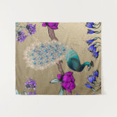 Tenture Peacock En Or (Devant (Horizontal))