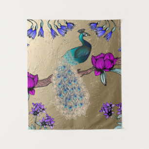 Tenture Peacock En Or