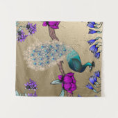 Tenture Peacock En Or (Devant (Horizontal))