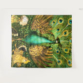 Tenture Peacock et poulets Art nouveau néerlandais (Devant (Horizontal))