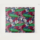 Tenture Peacocks dans le jardin rose (Devant (Horizontal))