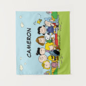 Tenture Peanuts | Charlie Brown et sa bande | Ajoutez votr (Devant)