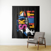 Tenture Peanuts Snoopy Sky Is The Limit Graduation (En situation)