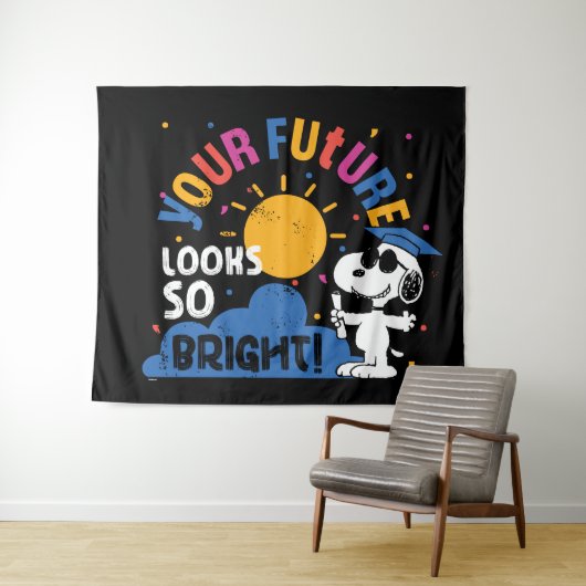 Tenture Peanuts Snoopy Your Future Looks So Bright (En situation (horizontale))