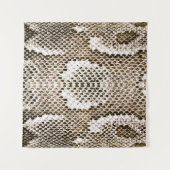 Tenture peau python, motif de serpent, motif de peau anima (Devant (Horizontal))