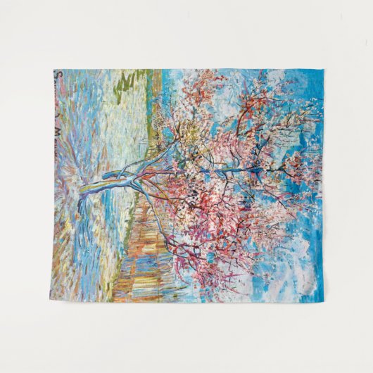 Tenture Pêche à fleurs, Van Gogh (Devant (Horizontal))