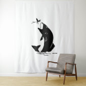 Tenture Pêche à la mouche Sauter Larvea Hook Pêcheur Cadea (En situation)