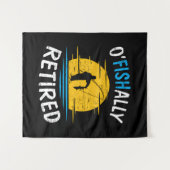 Tenture Pêcheur à la retraite de la pêche plan Ofishially (Devant (Horizontal))