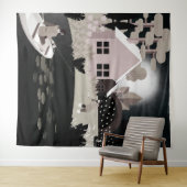 Tenture Pêcheurs (En situation (horizontale))