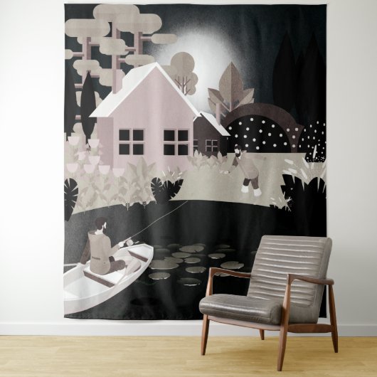 Tenture Pêcheurs (En situation)