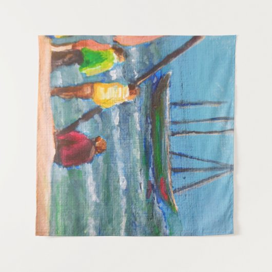 Tenture Pêcheurs Artisanaux (Devant (Horizontal))