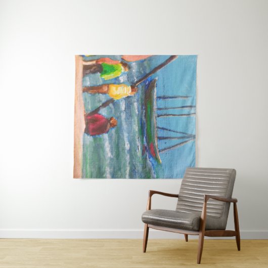 Tenture Pêcheurs Artisanaux (En situation (horizontale))