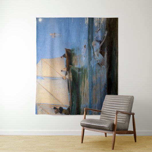 Tenture Peder Severin Kroyer - Bateaux de pêche (En situation)