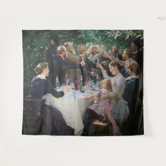 Tenture Peder Severin Kroyer - Hip, Hip, Hurrah ! (Devant (Horizontal))