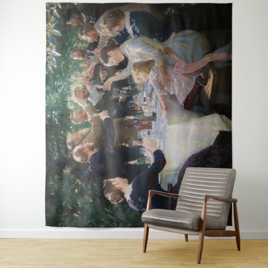 Tenture Peder Severin Kroyer - Hip, Hip, Hurrah ! (En situation)