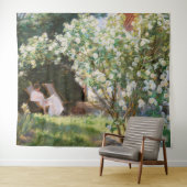 Tenture Peder Severin Kroyer - Roses (En situation (horizontale))