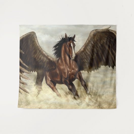 Tenture Pégase ailé (Devant (Horizontal))