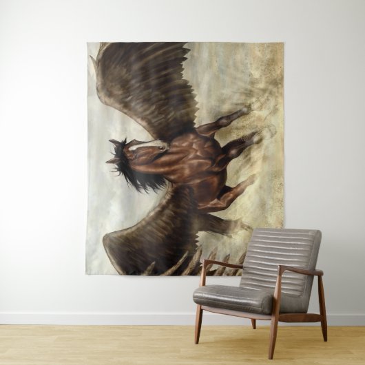 Tenture Pégase ailé (En situation)
