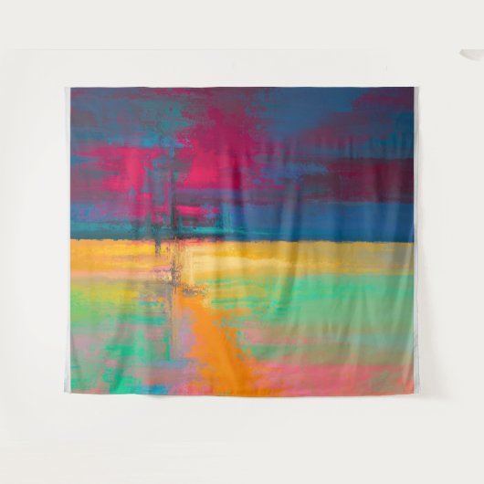 Tenture Peinture à éclaboussure (Devant (Horizontal))