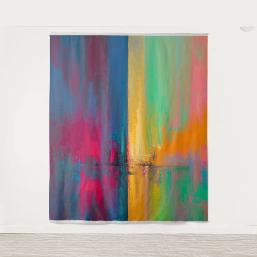 Tenture Peinture à éclaboussure (Devant)