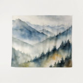 Tenture Peinture à l'aquarelle de la fosse forestière (Devant (Horizontal))