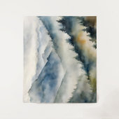 Tenture Peinture à l'aquarelle de la fosse forestière (Devant)