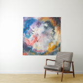 Tenture Peinture à l'huile 4K. Une abstraction créative co (En situation)