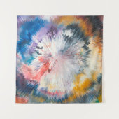 Tenture Peinture à l'huile 4K. Une abstraction créative co (Devant)