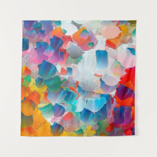 Tenture Peinture à l'huile abstraite. Cadre de conception