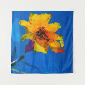 Tenture Peinture à l'huile de texture de fleurs, Art Peint (Devant (Horizontal))