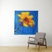 Tenture Peinture à l'huile de texture de fleurs, Art Peint (En situation (horizontale))