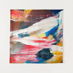 Tenture Peinture à l'huile dessinée à la main. arrière - p