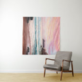 Tenture  peinture à l'huile sur le beau coucher de soleil  (En situation (horizontale))