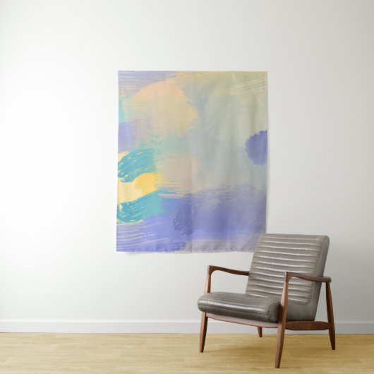 Tenture peinture abstraite (En situation)