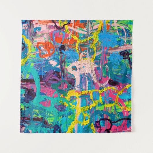 Tenture Peinture Abstraite (Devant (Horizontal))