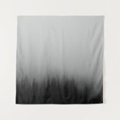 TENTURE PEINTURE ABSTRAITE DE LA FORÊT D'ARBRE DE PINS (Devant)