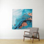 Tenture Peinture abstraite de luxe en encre d'alcool  (En situation)