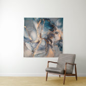 Tenture Peinture abstraite de luxe en encre d'alcool  (En situation)