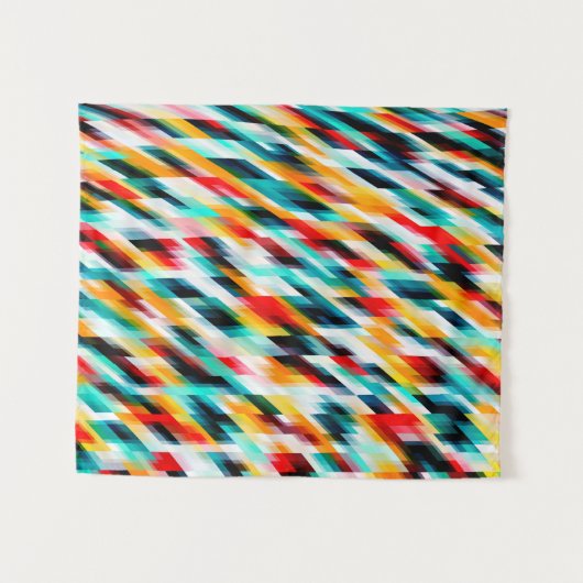 Tenture Peinture Abstraite multicolore (Devant (Horizontal))