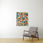 Tenture Peinture Abstraite multicolore (En situation)
