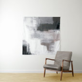 Tenture Peinture Abstraite. OEuvre d'art tendance peinte à (En situation (horizontale))