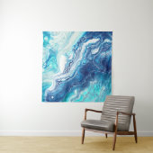 Tenture Peinture acrylique, tons abstraits (En situation (horizontale))