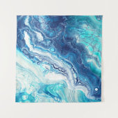 Tenture Peinture acrylique, tons abstraits (Devant)