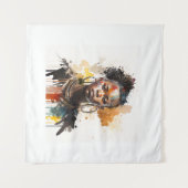 Tenture Peinture aquarelle, Belles femmes de la tribu afri (Devant (Horizontal))