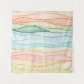 Tenture Peinture aquarelle peinture colorée (Devant (Horizontal))