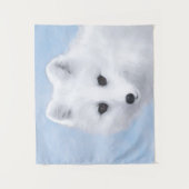 Tenture Peinture Arctic Fox - Art original de la faune (Devant)