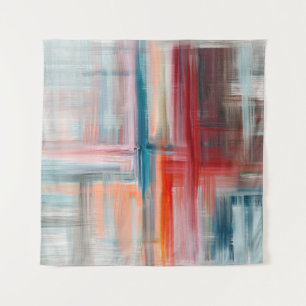 Tenture Peinture artisanale dessinée à la main. Huile sur