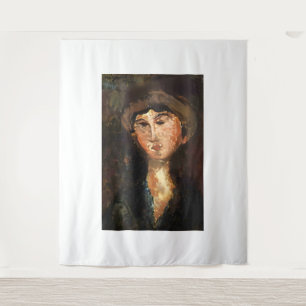 Tenture peinture artistique d'Amedeo Modigliani