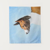 Tenture Peinture Basenji - Belle Art Original (Devant)